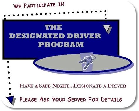 As <b>a server</b>, you: Must get a signed statement that the individual is the <b>designated</b> <b>driver</b>. . Regarding designated drivers a server is liable